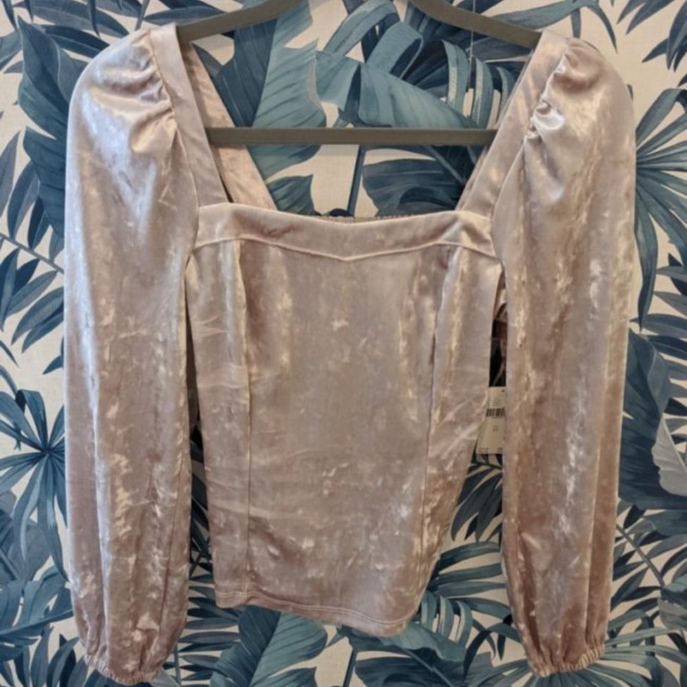 Anthropolgie Jessima Velvet Top NWT
